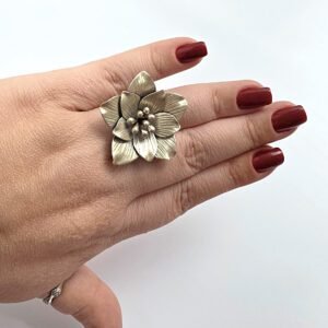 Anel Flor Artesanal