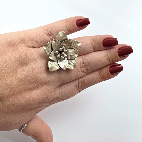 Anel Flor Artesanal