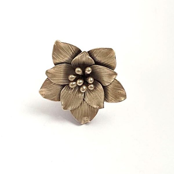 Anel Flor Artesanal - Imagem 4