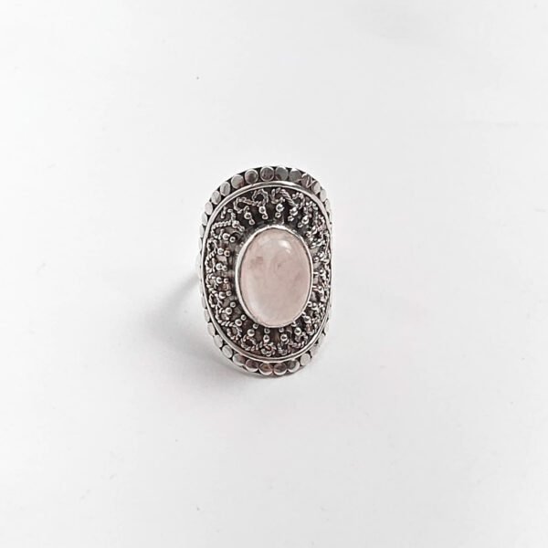 Anel Indiano Quartzo Rosa - Imagem 3