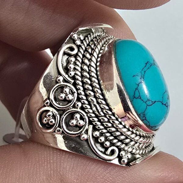 Anel Indiano Turquesa - Imagem 3