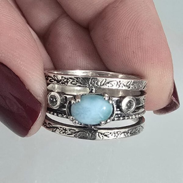 Anel Larimar Bali - Imagem 3