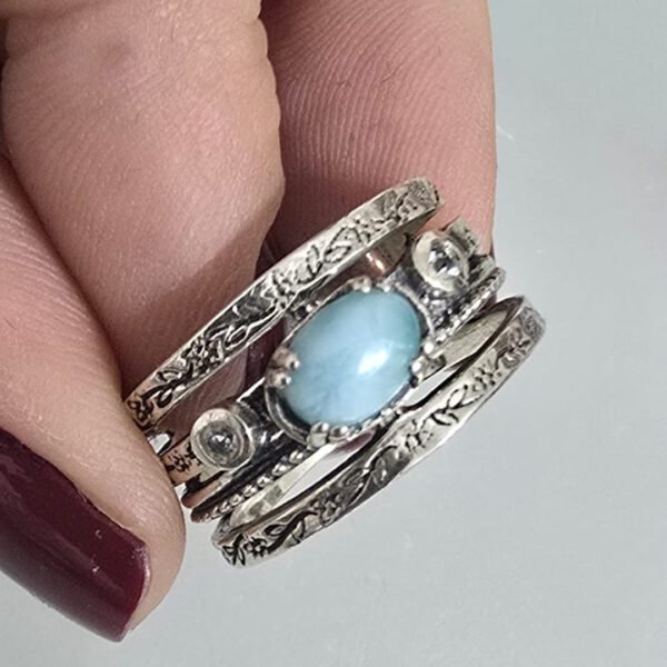 Anel Larimar Bali - Imagem 2