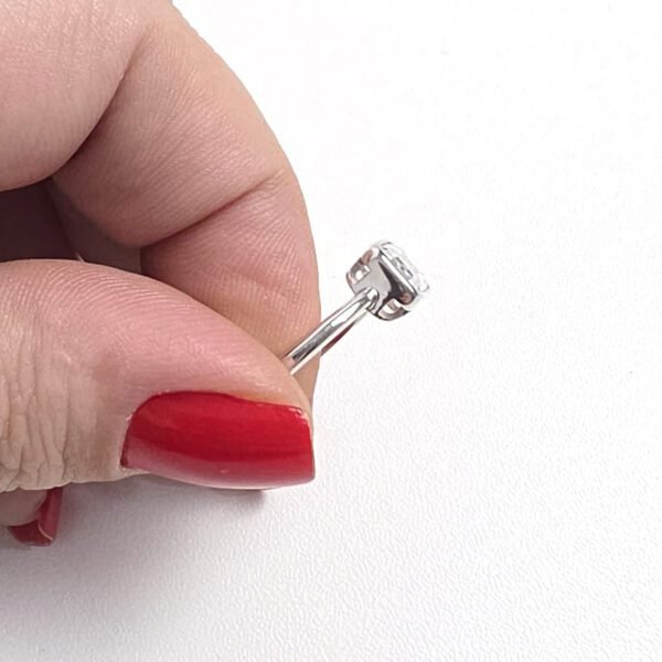 Anel Moissanite Retangular 2.0 - Imagem 3