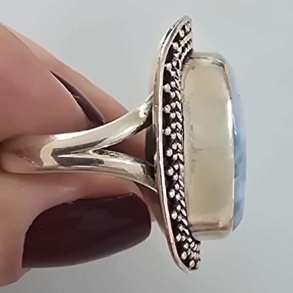 Anel Quadrado Larimar - Imagem 3
