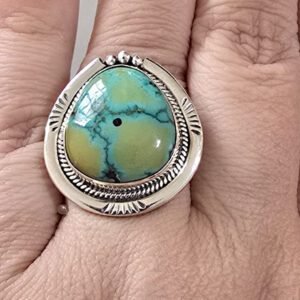 Anel Turquesa Verde