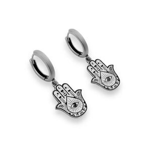 Brinco Argola Mão de Hamsa