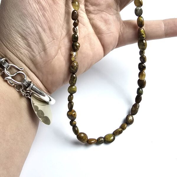Colar Cabochão Olho de Tigre