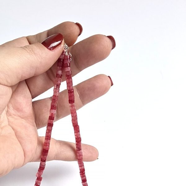 Colar Discos Quartzo Cherry - Imagem 2