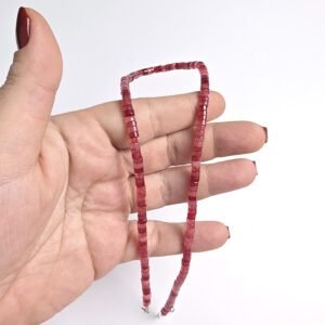 Colar Discos Quartzo Cherry