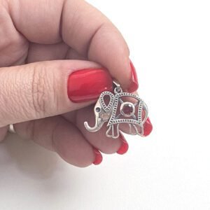 Pingente Elefante Citrino