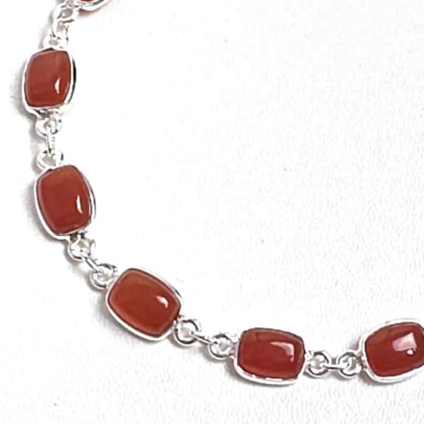Pulseira Cornalina Retangular - Imagem 2