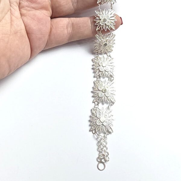 Pulseira Filigrana Flores - Imagem 4