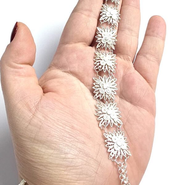 Pulseira Filigrana Flores