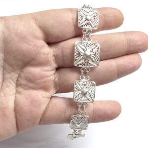 Pulseira Filigrana Quadrados