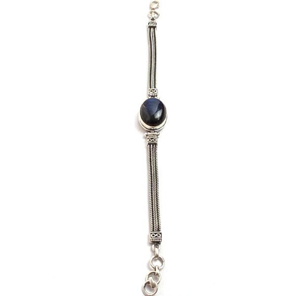 Pulseira Pedra Única Labradorita - Imagem 3