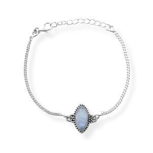 Pulseira Pedra da Lua Pedra Única