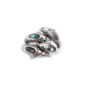 Anel Golfinhos de Abalone