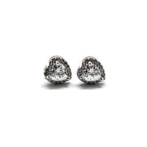 Brinco Moissanite em Coração