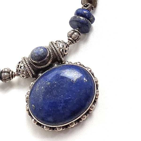 Colar Indiano Maxi Lápis Lazuli - Imagem 3