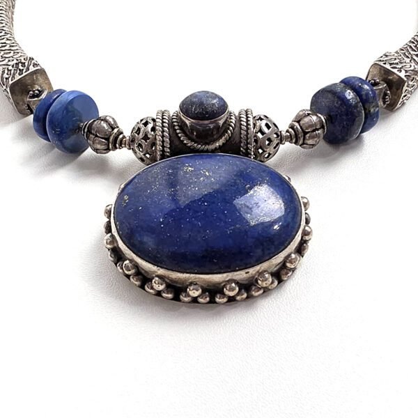 Colar Indiano Maxi Lápis Lazuli - Imagem 5