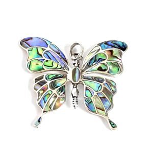 Pingente Borboleta Maxi Abalone