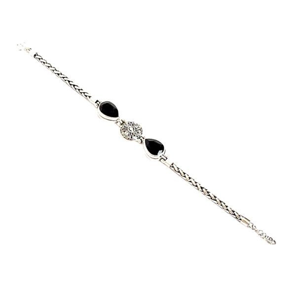 Pulseira Flor com Onix - Imagem 2
