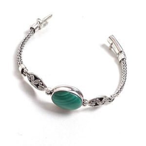 Pulseira Indiana Malaquita Central