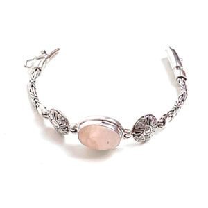 Pulseira Indiana Quartzo Rosa Central