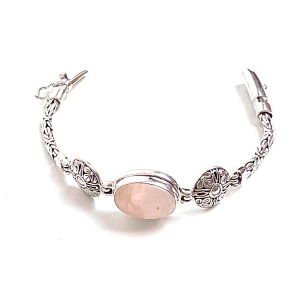 Pulseira Indiana Quartzo Rosa Central