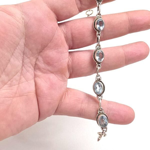 Pulseira Indiana Topázio Azul - Imagem 2