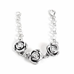Pulseira Três Rosas