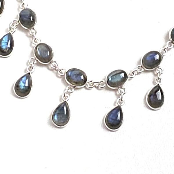 Tornozeleira e Choker Labradorita - Imagem 2