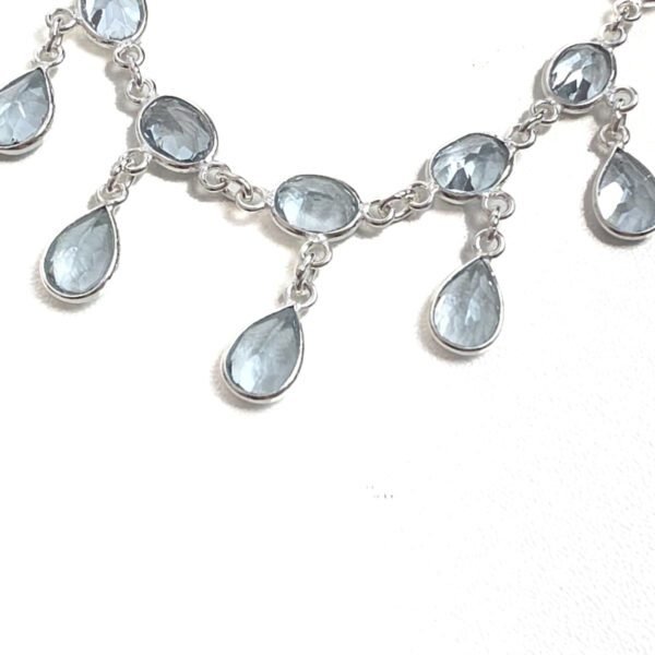 Tornozeleira e Choker Topázio Azul - Imagem 2