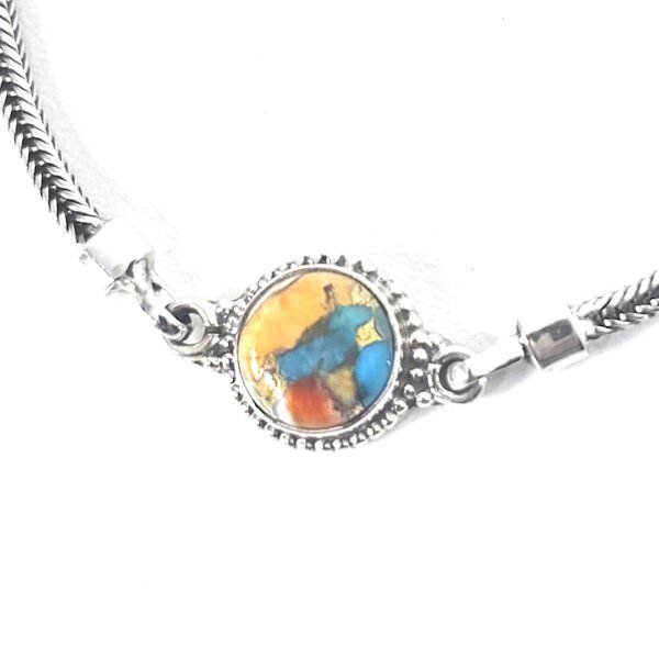 Pulseira Pedra Única Turquesa Oyster - Imagem 2