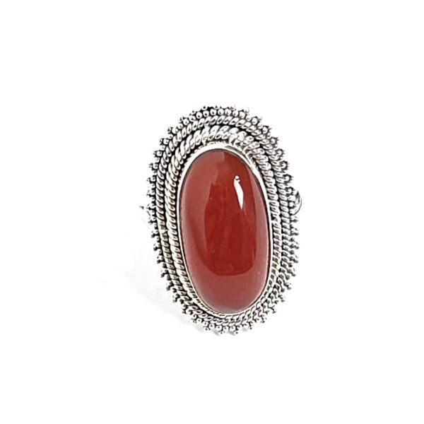 Anel Cornalina Cabochão - Imagem 2