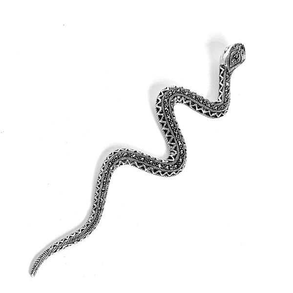 Pingente Serpente Marcassita - Imagem 2