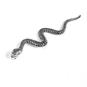 Pingente Serpente Marcassita