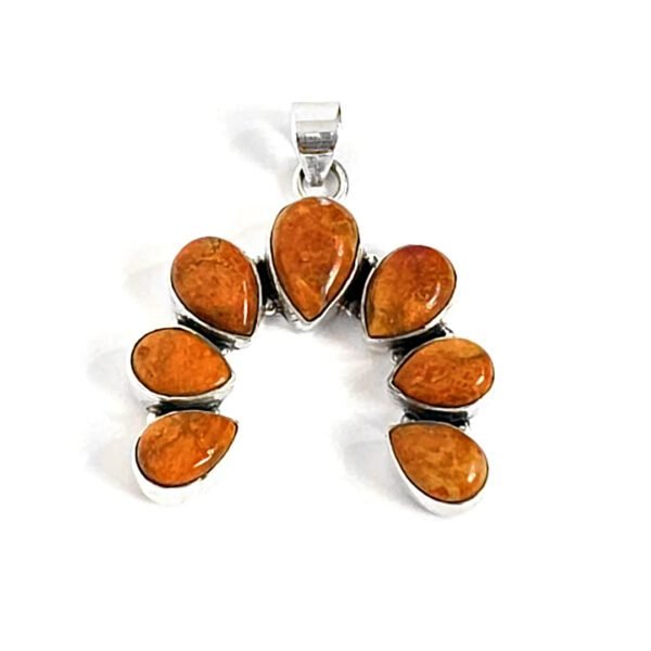 Pingente Turquesa Oyster Laranja - Imagem 2