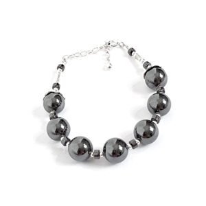 Pulseira Esferas Hematita