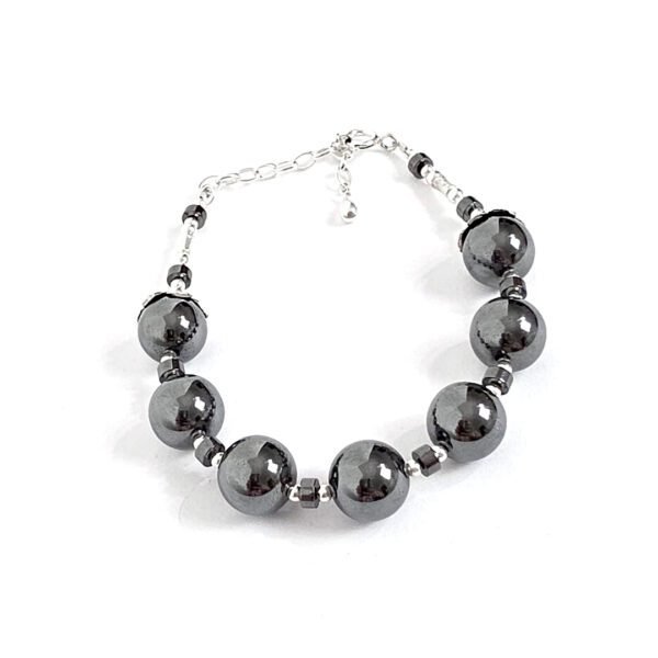Pulseira Esferas Hematita