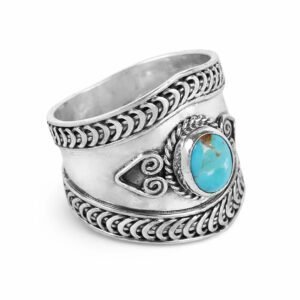 Anel Boho com Turquesa