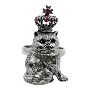 Anel Gato Coroa