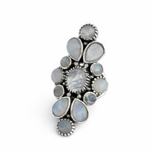 Anel Maxi de Pedra da Lua