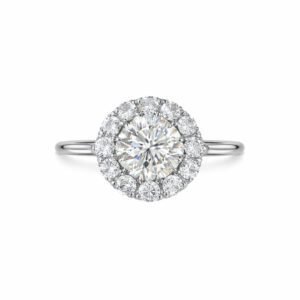 Anel Moissanite Flor