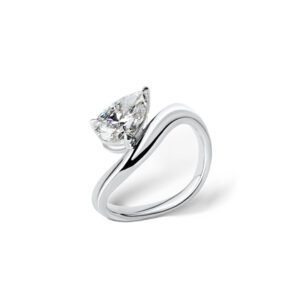 Anel Moissanite Orgânico