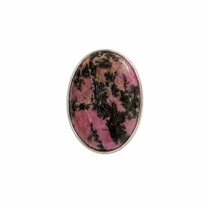 Anel Oval Rodonita