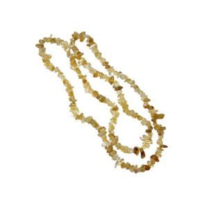 Colar Cascalho Citrino