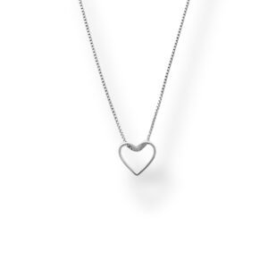 Colar Coração Vazado