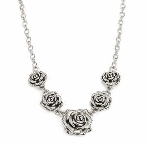 Colar Rosas Eletroformação